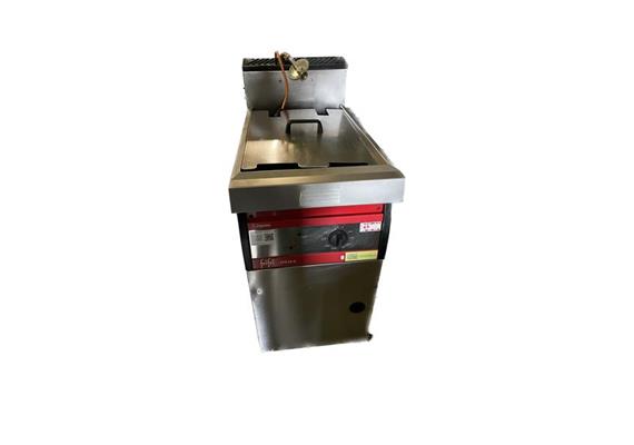 Friteuse Doppelkorb frifri Gas 18 Lt.