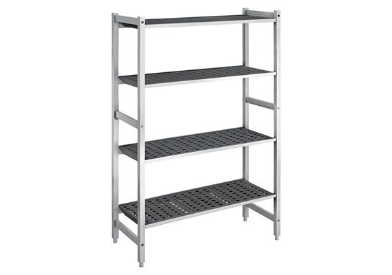 Lagergestell Alu/Kunststoff Tiefe 56cm