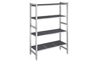 Lagergestell Alu/Kunststoff Tiefe 56cm